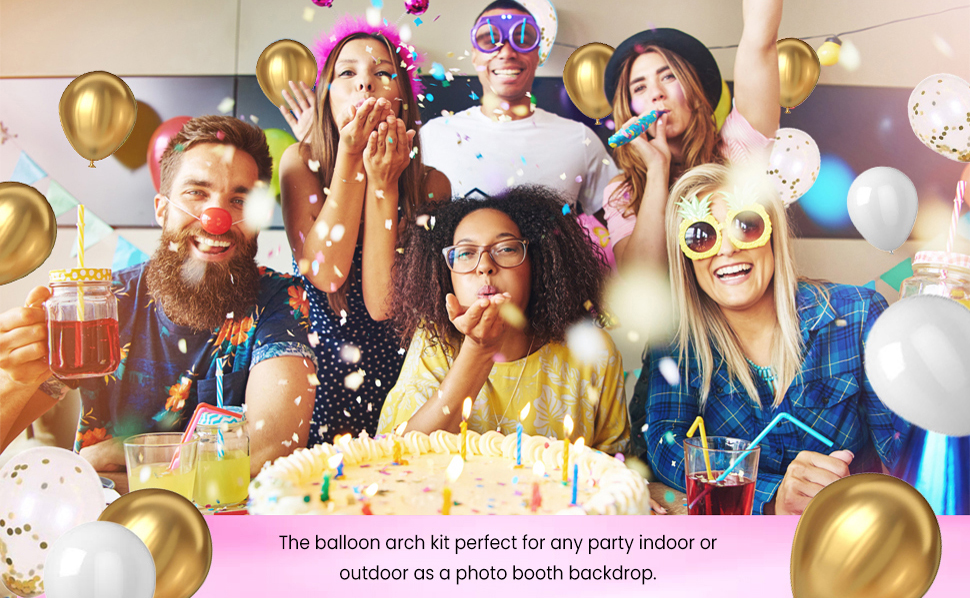 balloon garland, balloon garland kit, balloon decoration, balloon party, birthday, celebration