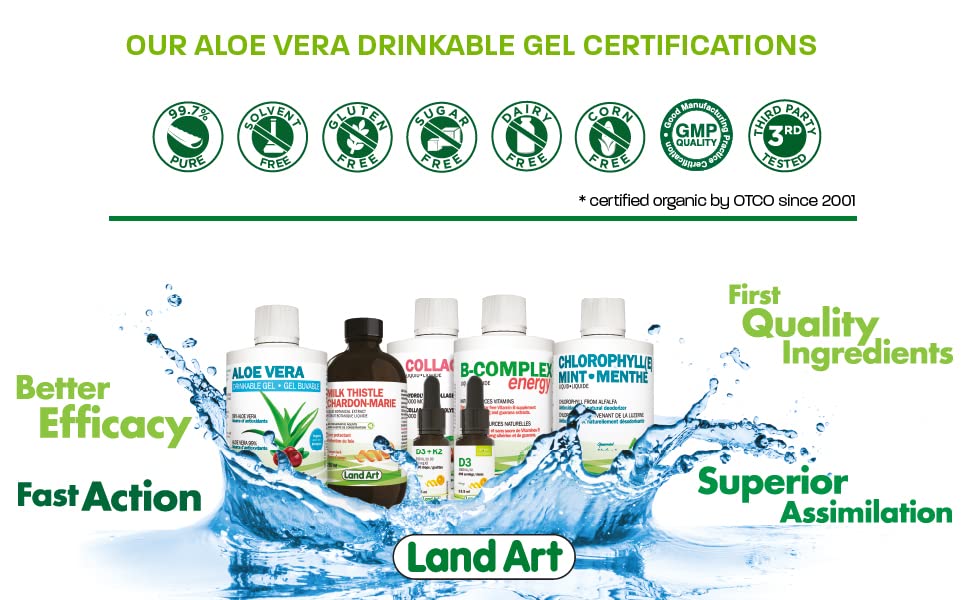Land Art Canada Liquid Supplements Quality Natural Certifications