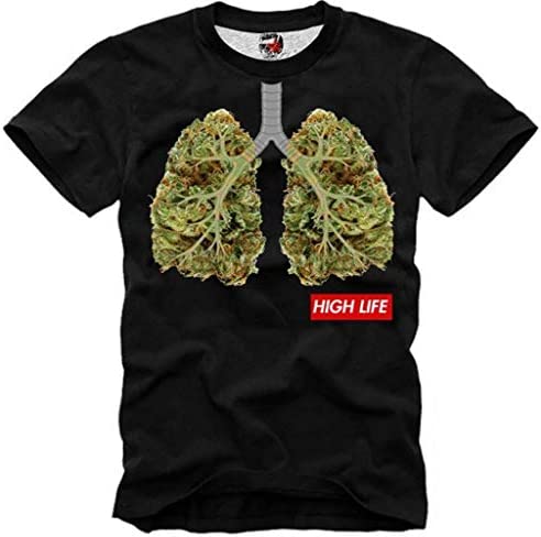 E1Syndicate T Shirt Cannabis Hash Weed Lungs Drugs Weed Bong Sativa Indica
